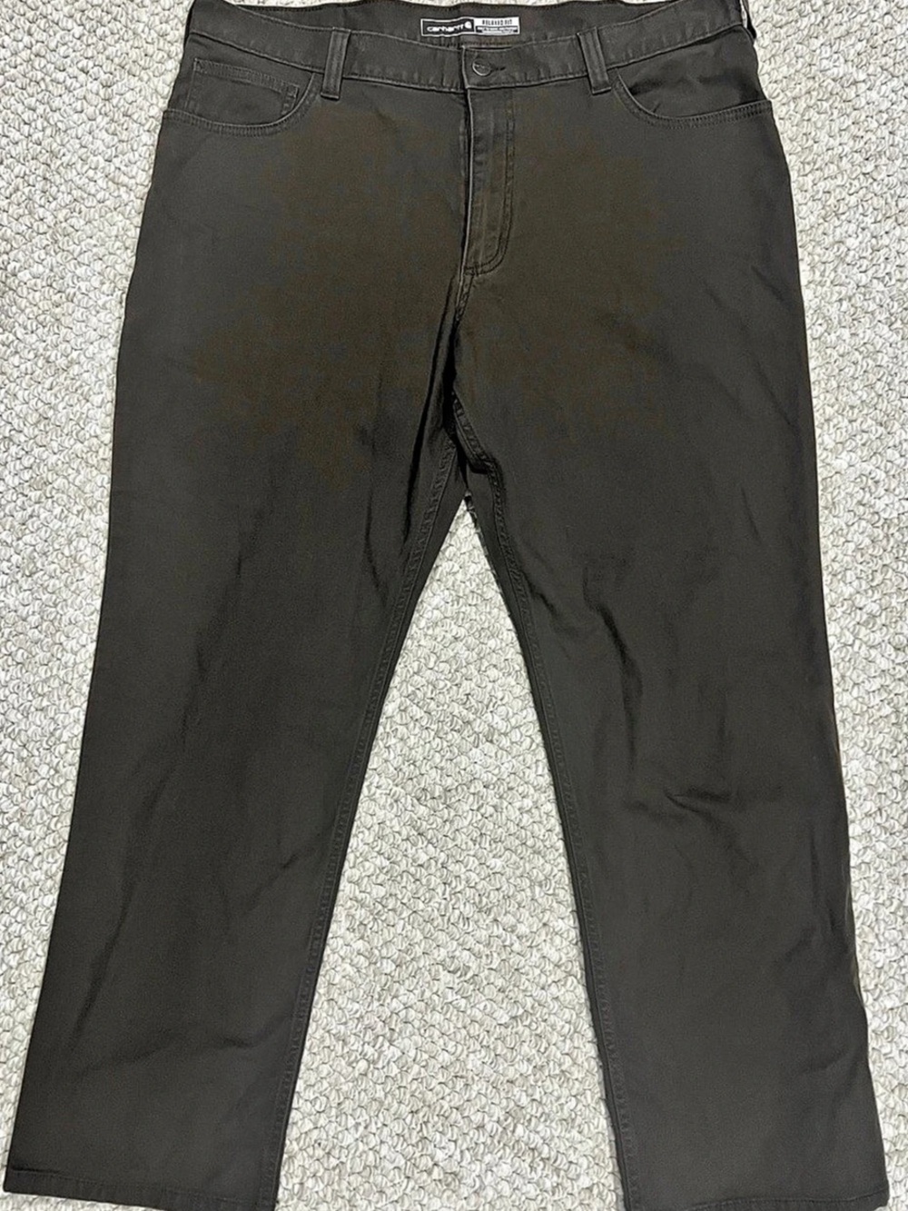 Carhartt Rugged Flex Relaxed Fit Canvas 5-Pocket Work Pant Canvas Work Pants Men